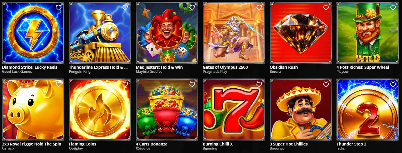 Thorfortune Casino Spiele